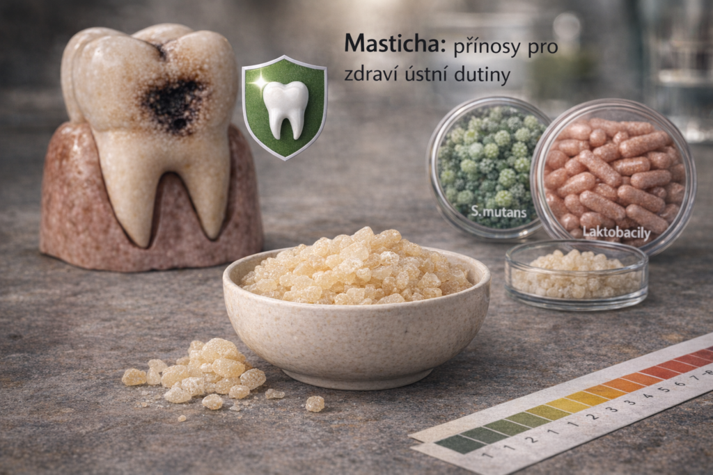 Masticha: přínosy pro zdraví ústní dutiny